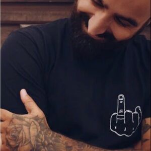 Hubs & Hers Give Em The Finger TShirt